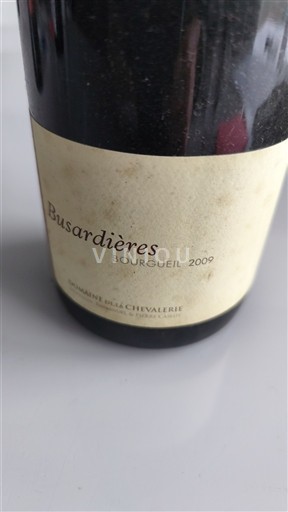 Dolina Loare Бургеиља Domaine La Chevalerie Busardières 2009
