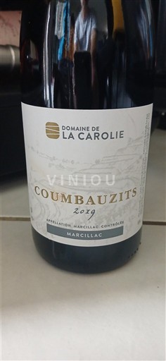 Verërat Rouge sec Coumbauzits Domaine La Carolie 2019 Francë Jugperëndim Marcillac AOC