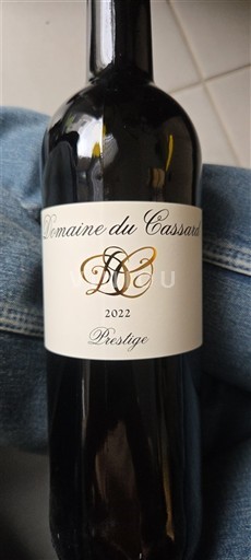 Vin Rouge sec Prestige Domaine Cassard 2022 France Bordeaux AOC