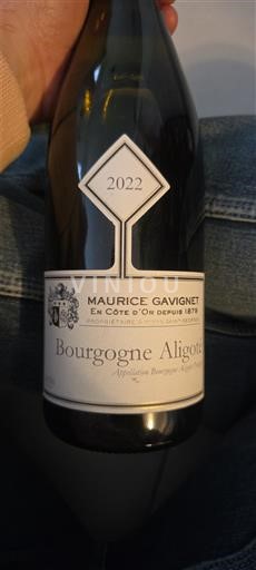 Burgundija Burgundija-aligote Maurice Gavignet 2022