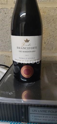 Wines Rouge sec Branciforti dei Bordonaro 2015 Italy Sicily DOC