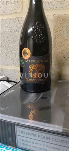 Vinos Rouge sec Negroamaro Masso Antico 2023 Italia Apulia Susumaniello Salento IGT