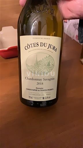 Žura Кот д'Жура Domaine Christophe & Yoann Perrin Chardonnay Savagnin 2018