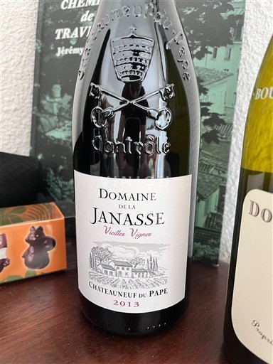 Vinos Rouge sec Vieilles Vignes Domaine La Janasse 2013 Francia Valle del Ródano Châteauneuf-du-Pape. AOC