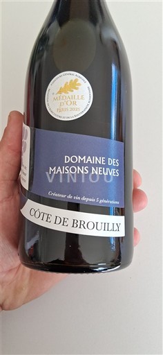 Verërat Rouge sec Domaine Maisons Neuves Non millésimé Francë Beaujolais Côte-de-brouilly AOC
