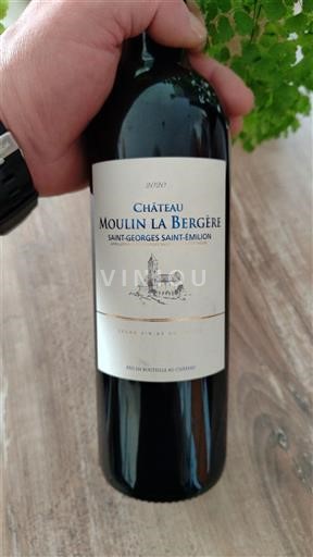 Viner Rouge sec Château Moulin la Bergère 2020 Frankrike Bordeaux Saint-Georges-Saint-Émilion AOC