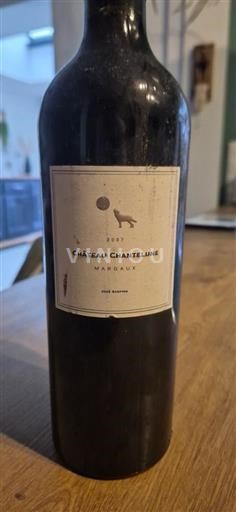 Wijnen Rouge sec Château Chantelune 2007 Frankrijk Bordeaux Margaux AOC