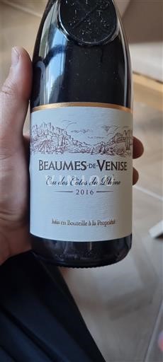 Lugina e Ronës Beaumes de Venise Beaume de venise 2016