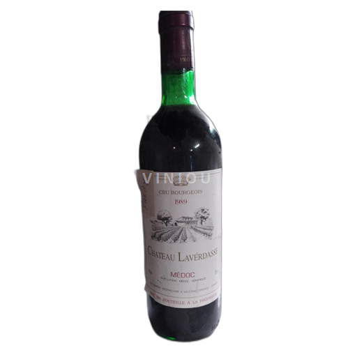 Bordeaux Médoc Chateau Laverdasse 1989