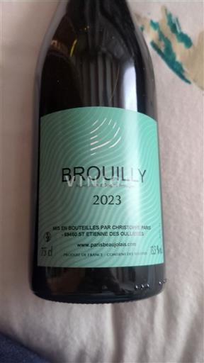 Beaujolais Brouilly Christophe Paris 2023