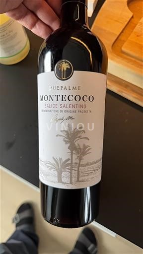 Вина Rouge sec Montecoco Duepalme 2022 Italija Apulija Саличе Салентино DOC