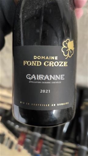 Rhônedalen Cairanne Domaine Fond Croze 2021