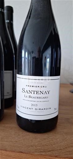 Burgundi Santenay Premier Cru Vincent Girardin Le Beauregard 2015
