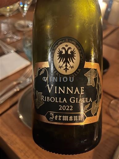 Friuli-Venezia Giulia Venezia Giulia Jermann Vinnae Ribolla Gialla 2022