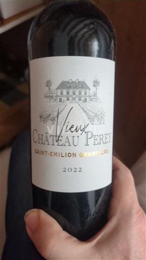 Вина Rouge sec Château Vieux Château Perey 2022 Франція Бордо Сент-Емільйон Гран Крю AOC Grand Cru