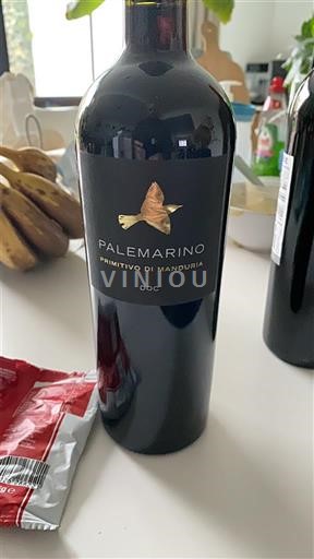 Verërat Rouge sec Palemarino Non millésimé Itali Pulia Primitivo di Manduria DOC