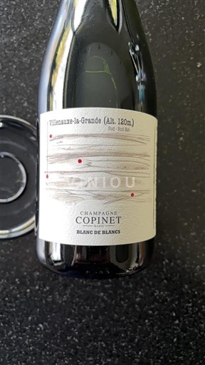 Musserende viner Blanc brut Villeneuve-la-Grande (Alt. 120m) Champagne Copinet Non millésimé Frankrike Champagne AOC