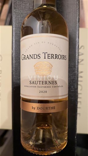 Vine Blanc liquoreux Grands Terroirs Dourthe 2020 Frankrig Bordeaux Sauternes AOC