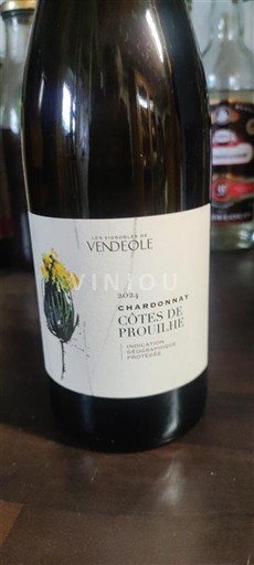 Rượu vang Blanc sec Les Vignerons de Vendéole 2021 Pháp Languedoc Không được chỉ định AOC