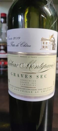 Bordeaux Graves Château Montgravier Fût de Chêne 2019