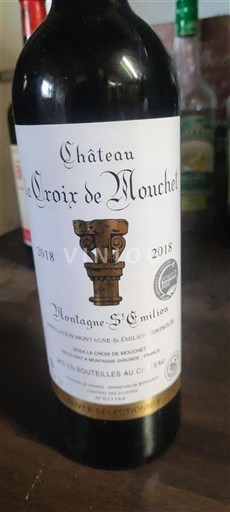 Bordoja Montagne-saint-émilion Château La Croix de Mouchet 2018
