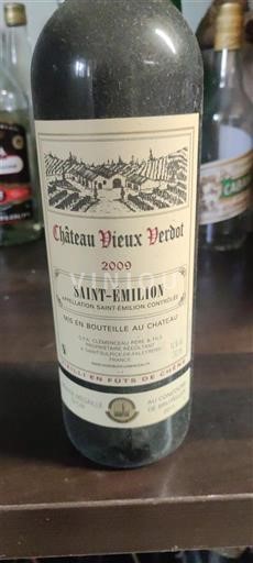 Bordoja Saint-Émilion Château Vieux Verdot 2009