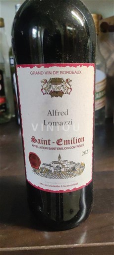 Bordoja Saint-Émilion Alfred Lomazzi 2021
