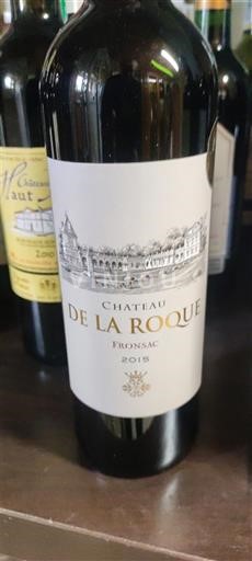 Víno Rouge sec Château La Roque 2015 Francie Bordeaux Fronsac AOC