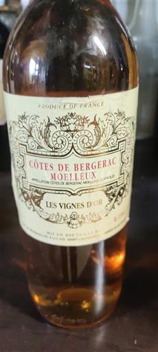 Вина Blanc moelleux Les Vignes d'Or 1997 Франція Південний Захід Кот-де-Бержерак AOC