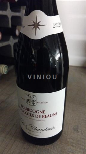 Vin Rouge sec Maison Chandesais 2022 France Bourgogne Hautes Côtes de beaune AOC