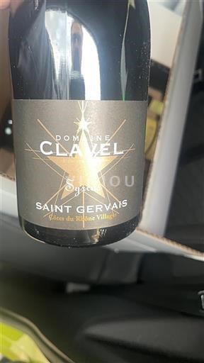 Wines Rouge sec Syrius Domaine Clavel 2022 France Rhône Valley Unspecified AOC