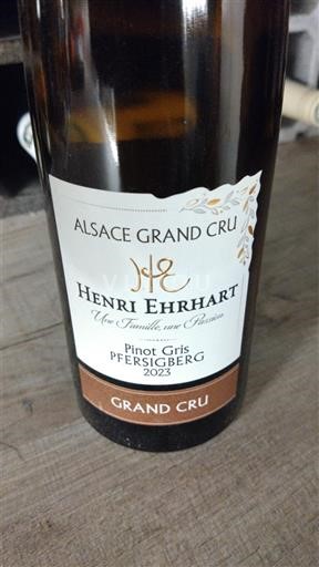 Alsace Pinot xám Grand Cru Henri Ehrhart Pfersigberg 2023