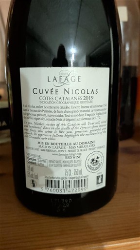 Linguadoca e Rossiglione Côtes catalanes Lafage Nicolas 2019