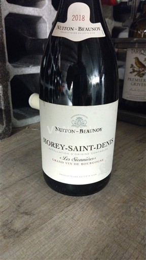 Burgund Morey-saint-denis Nuton-Beaunoy Les Craisnières 2018