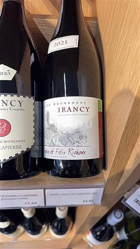 Burgundija Irancy Domaine Colinot et Félix Richoux 2021