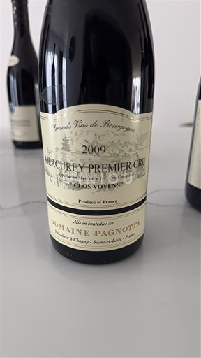 Burgundi Mercurey Premier Cru Domaine Pagnotta Clos Voyens 2009