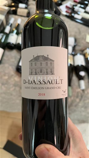Wijnen Rouge sec Domaine Dassault 2018 Frankrijk Bordeaux Saint-Émilion Grand Cru AOC Grand Cru