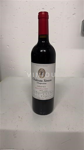 Bordeaux Graves Château Simon L'Empreinte 2022