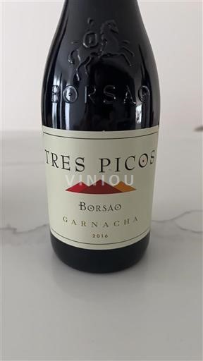 Rượu vang Rouge sec Tres Picos Borsao 2016 Tây Ban Nha Aragon Campo de Borja DO