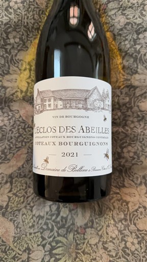 Burgundi Kodra të Burgonisë Domaine Bellene L'Éclos des Abeilles 2021