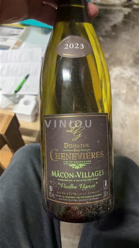 Burgundi Mâcon dhe Mâcon-Village Domaine Chenevières Vieilles Vignes 2023
