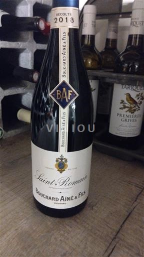 Wines Rouge sec Bouchard Aîné & Fils 2013 France Burgundy Saint-Romain AOC
