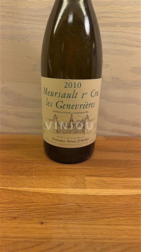 Burgundija Meursault Premier Cru Domaine Rémi Jobard Les Genevrières 2010