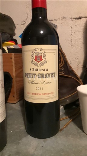 Bordo Сент-Емилион Гранд Кру Grand Cru Château Petit Gravet Marie-Louise 2011