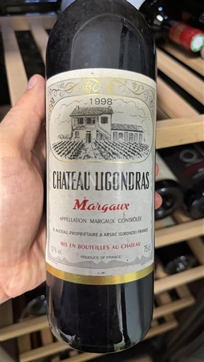 Burdeos Margaux Château Ligondras 1998