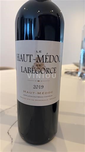 Wines Rouge sec Le Haut-Médoc de Labégorce Labégorce 2019 France Bordeaux Haut-Médoc AOC