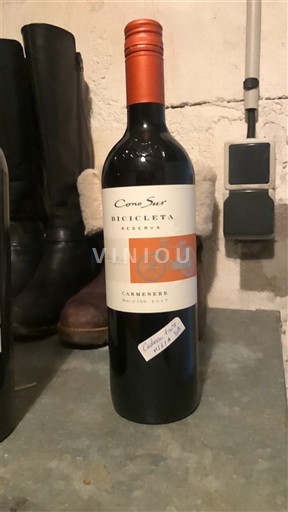 Verërat Rouge sec Bicicleta Reserva Cono Sur Non millésimé Kili Lugina e Maipos Maipo Central