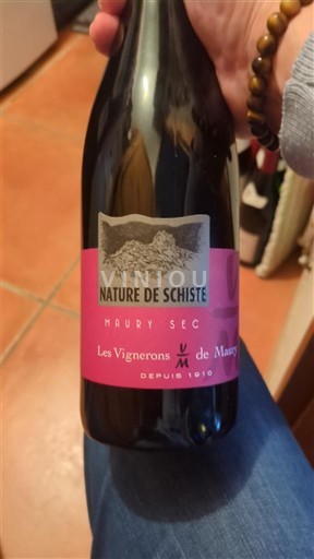 Verërat Rouge sec Nature de Schiste Les Vignerons de Maury 2021 Francë Ruzijon Maury i thatë AOC