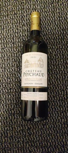 Burdeos Bordeaux blanco Château Peychaud 2021