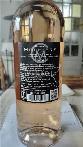 Jugperëndim Côtes-de-duras Château Molhière 2024